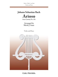 ARIOSO FROM CANTATA #156 VIOLIN SOL cover